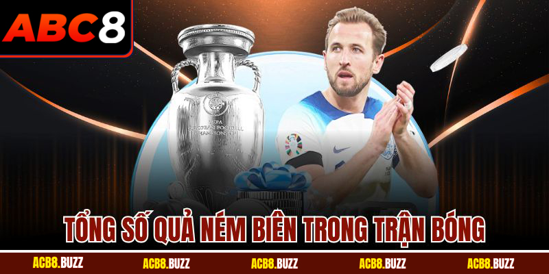 Tổng số quả ném biên trong trận bóng